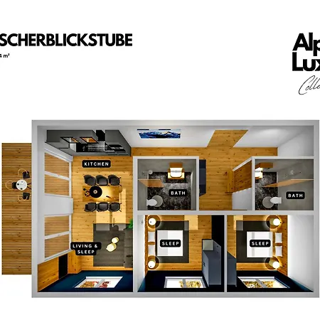 Gletscherblickstube - Alpenluxus Collection Appartement Fügen